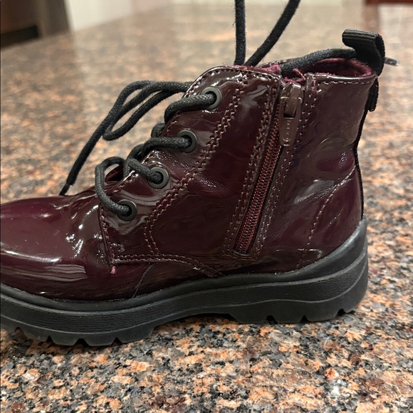 Zara Kids Burgundy Boots - Picture 3 of 6